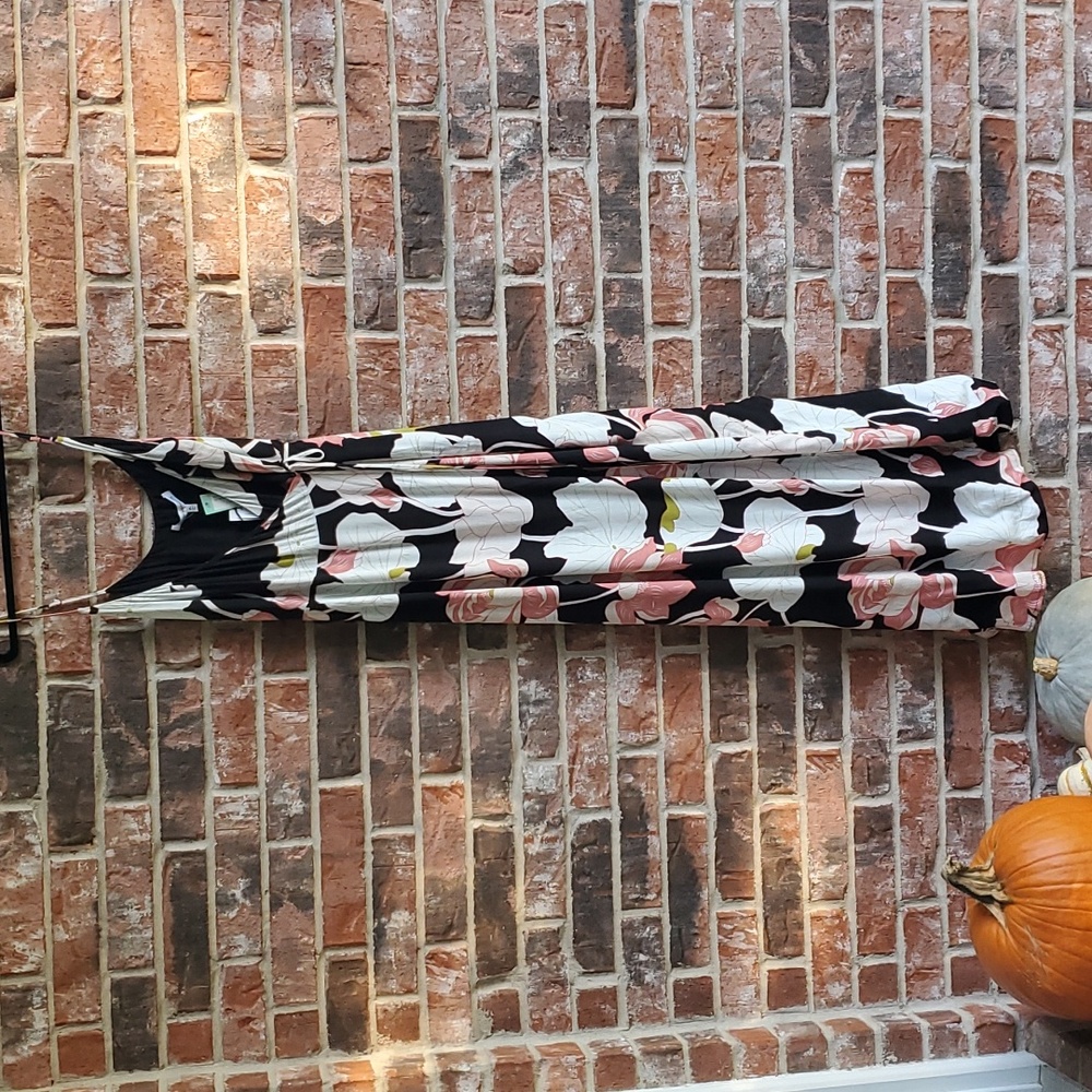 Cupcakes and Cashmere Reesa Wrap Dress Black XL
